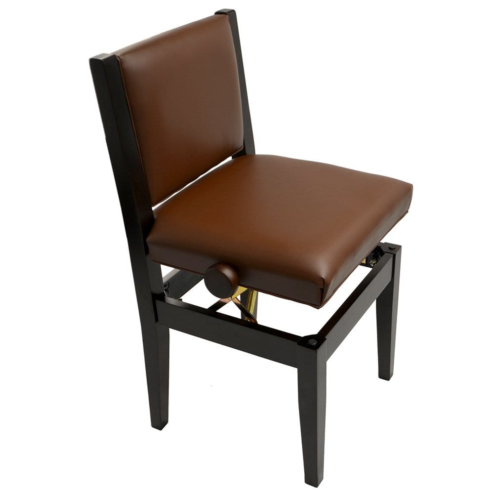  Frederick Studio Padded Adjustable Piano Chair - Walnut 