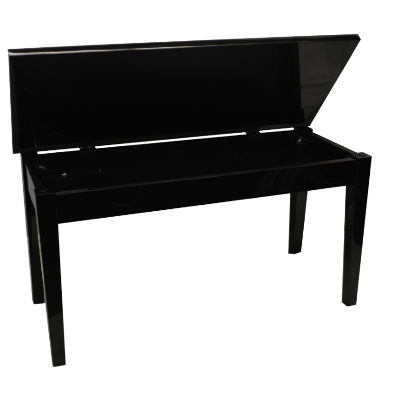 Frederick Professional Studio Hard Top Piano Bench -Ebony Polish